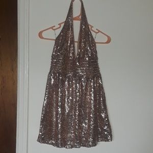 Rose Pink Sequin Dress